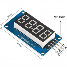 TM1637 LED Display Module For Arduino 7 Segment 4 Bits