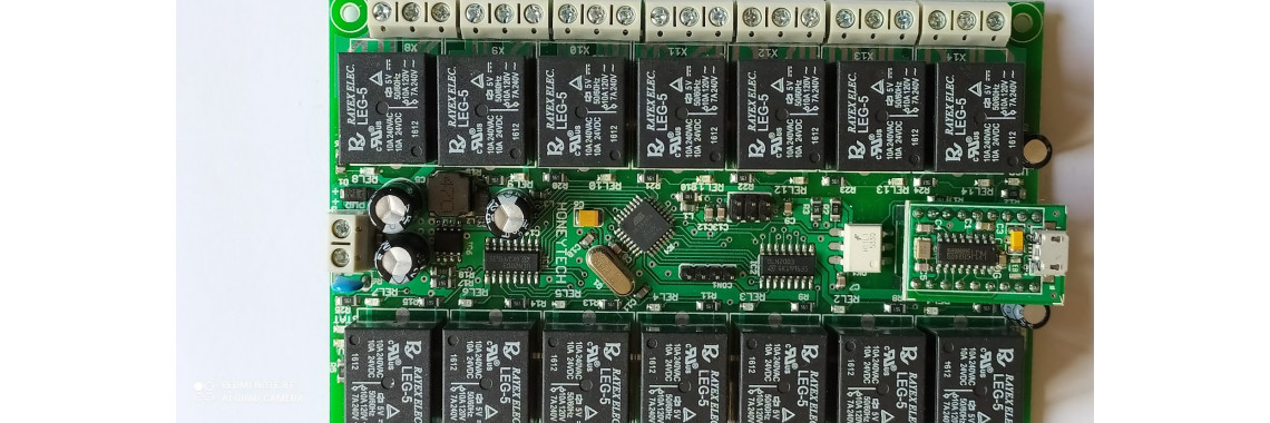 14 Relay board USB opto isolated